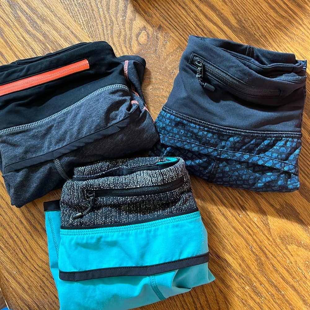 Spring Cleaning - Three (3) pairs of Lululemon shorts!!